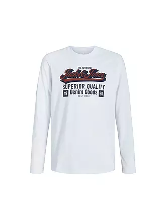 JACK & JONES | T-shirt à manches longues pour garçon JJELOGO | weiss